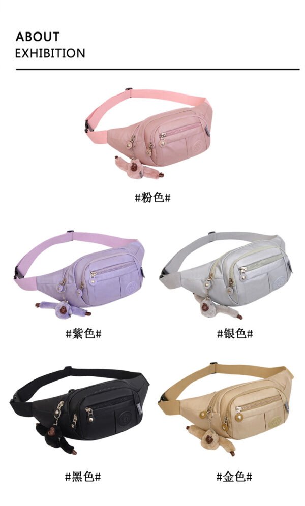 monkey waist bags with pendants